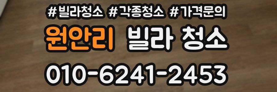 원안리 빌라 청소