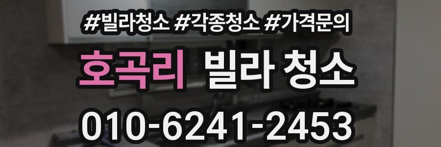 호곡리 빌라 청소