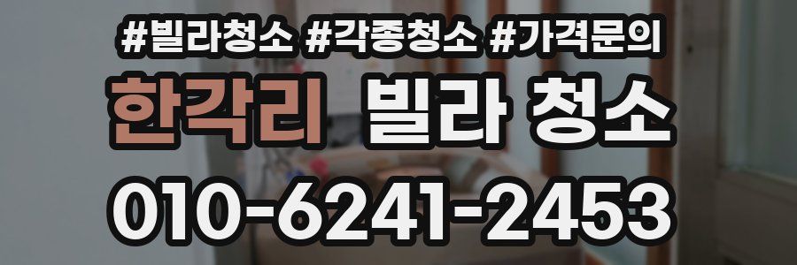 한각리 빌라 청소
