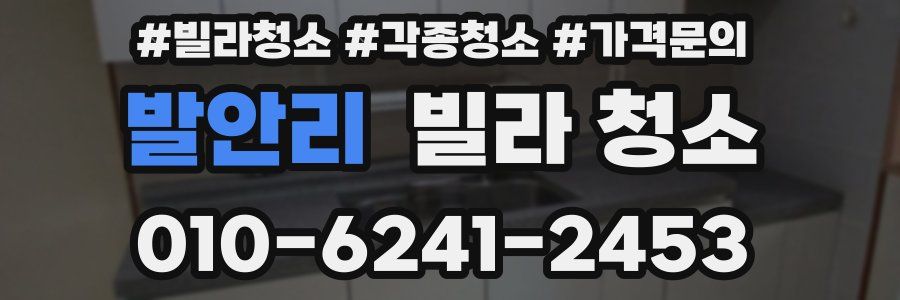 발안리 빌라 청소