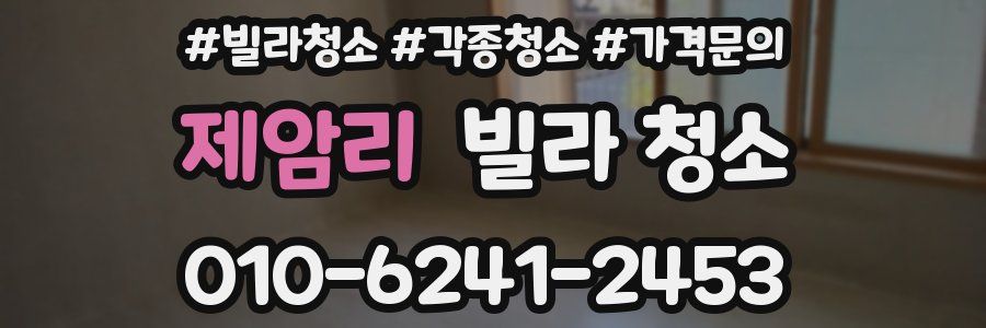 제암리 빌라 청소