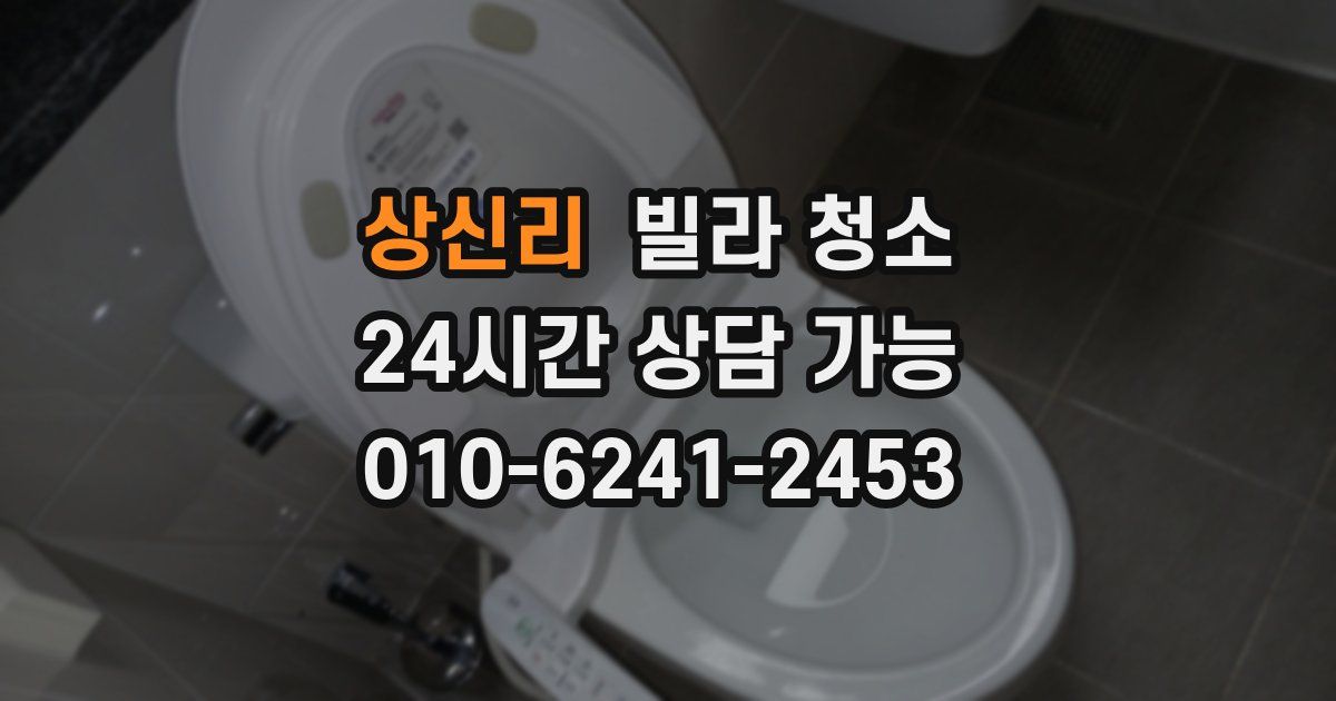 상신리 빌라 청소