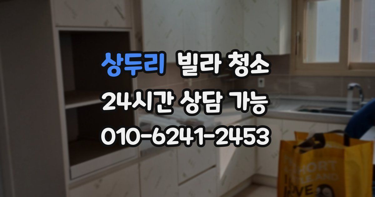 상두리 빌라 청소