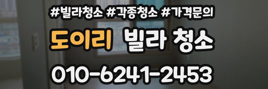 도이리 빌라 청소