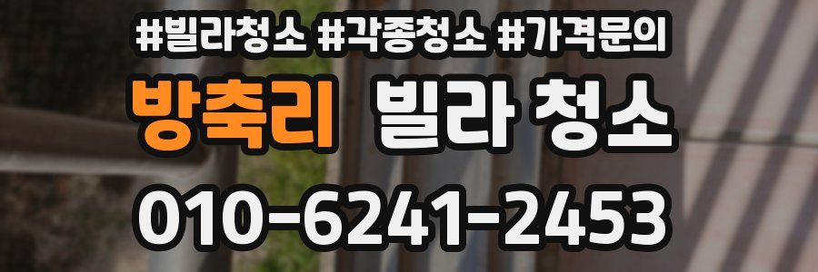 방축리 빌라 청소