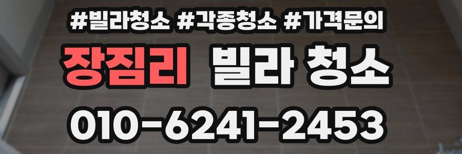 장짐리 빌라 청소