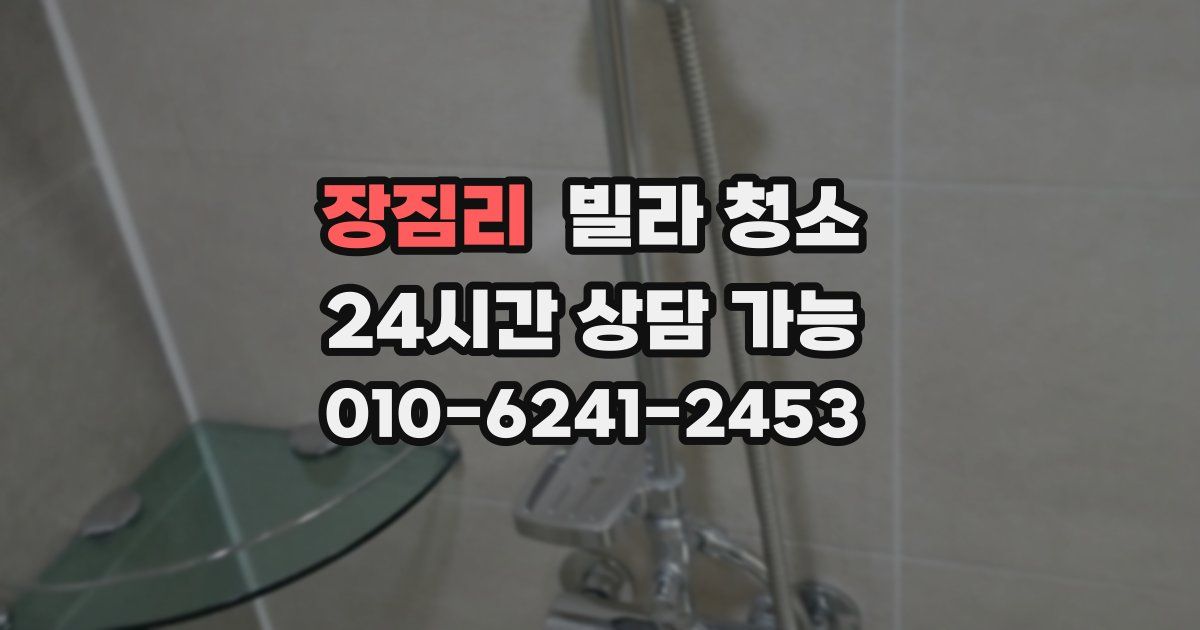 장짐리 빌라 청소