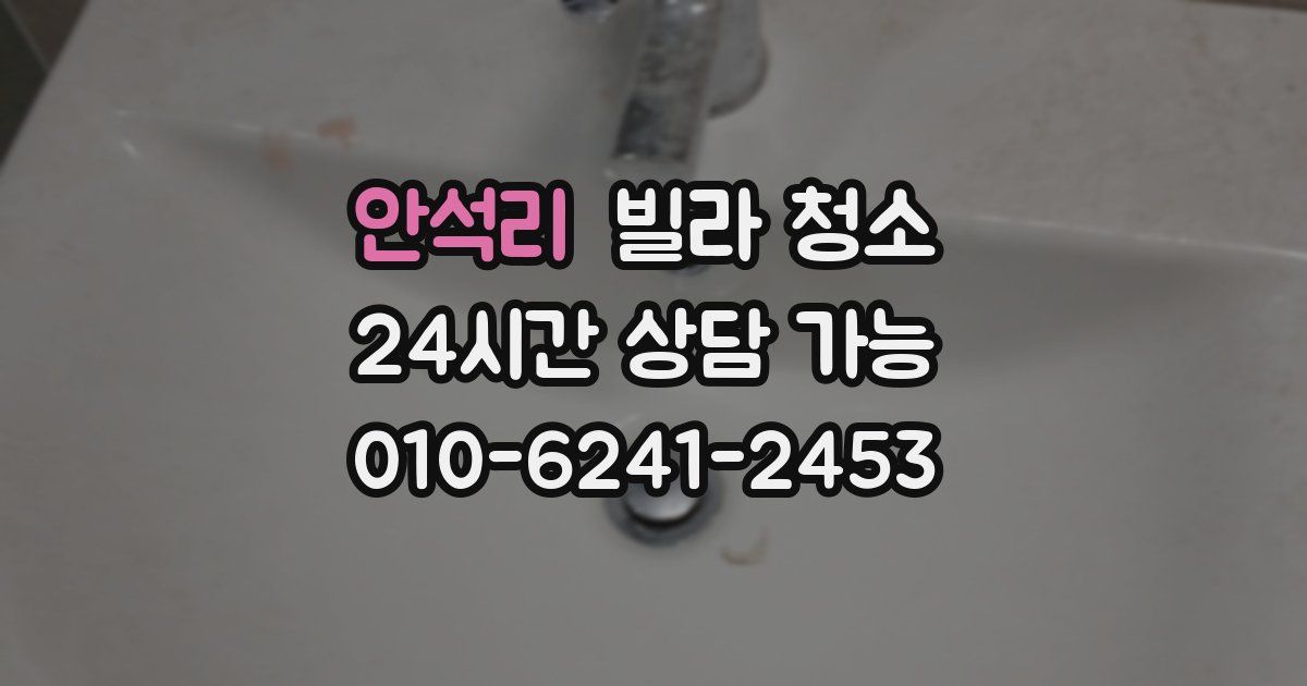 안석리 빌라 청소