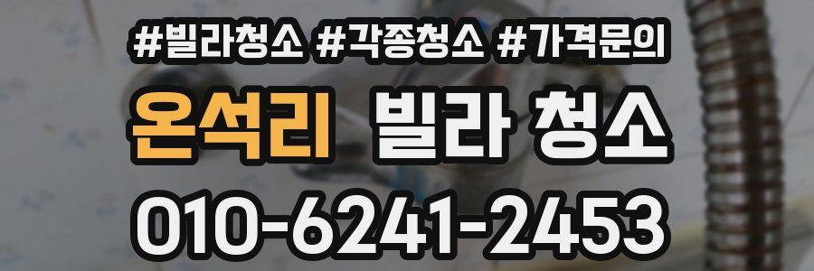 온석리 빌라 청소