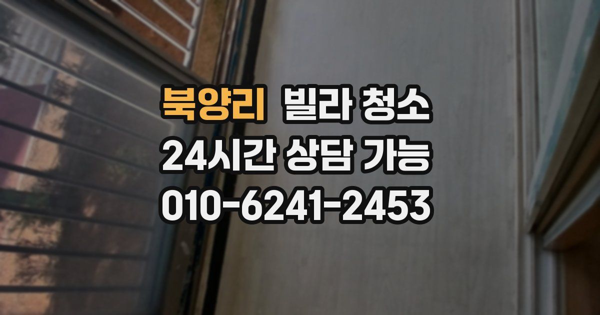 북양리 빌라 청소