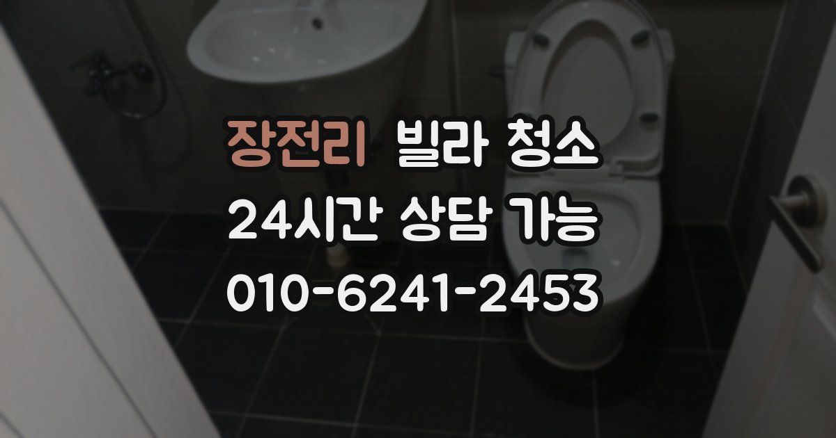 장전리 빌라 청소