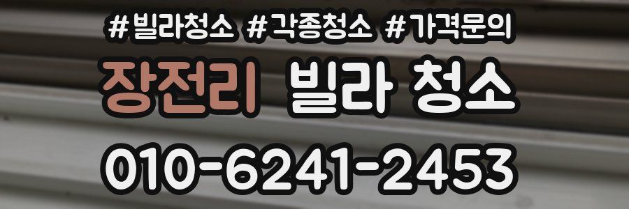 장전리 빌라 청소