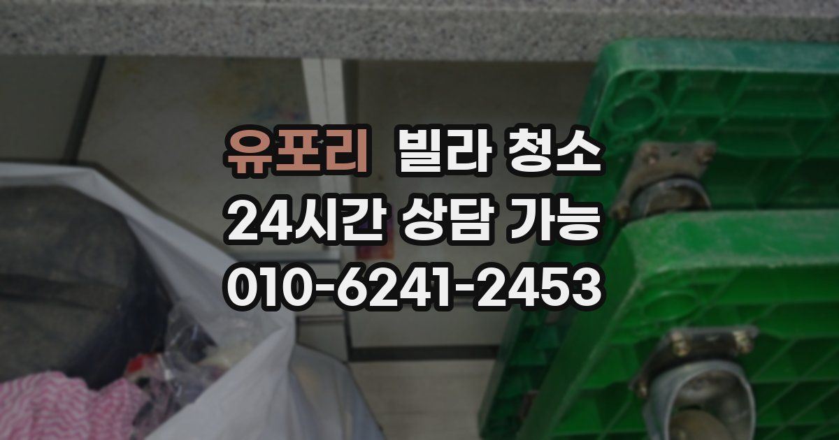 유포리 빌라 청소