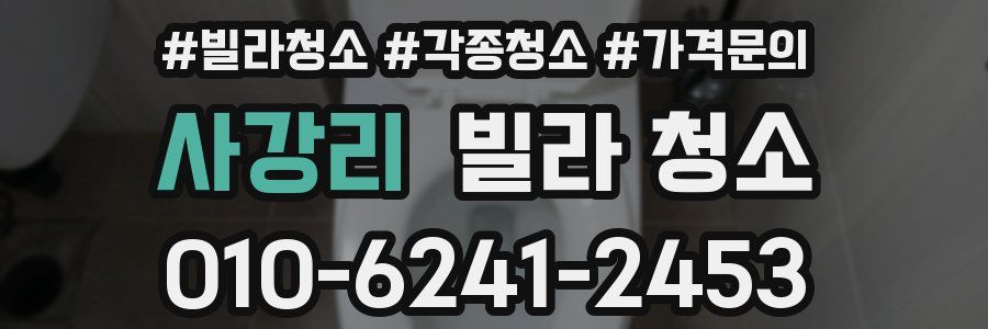 사강리 빌라 청소