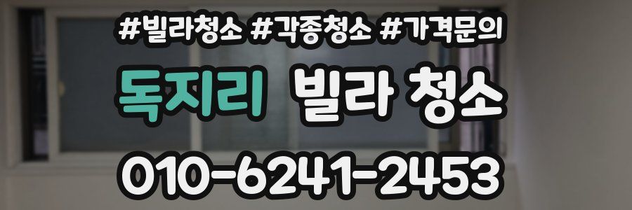 독지리 빌라 청소