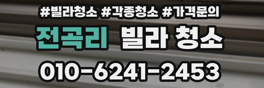 전곡리 빌라 청소