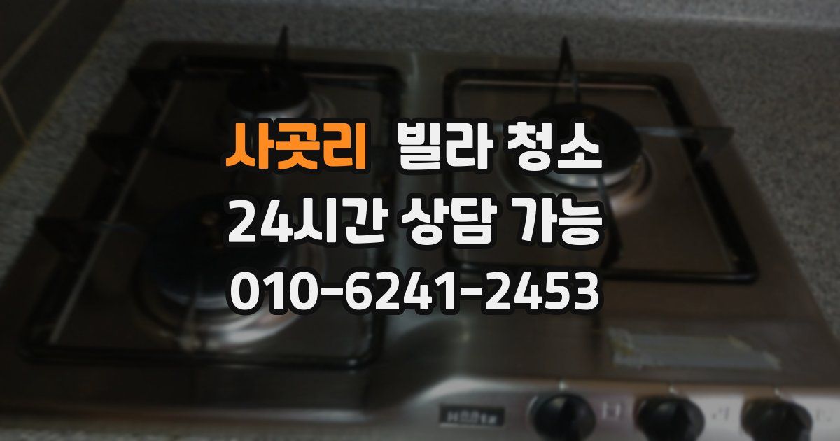 사곳리 빌라 청소