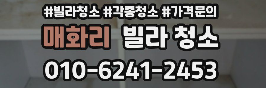 매화리 빌라 청소