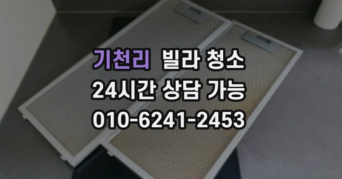 기천리 빌라 청소