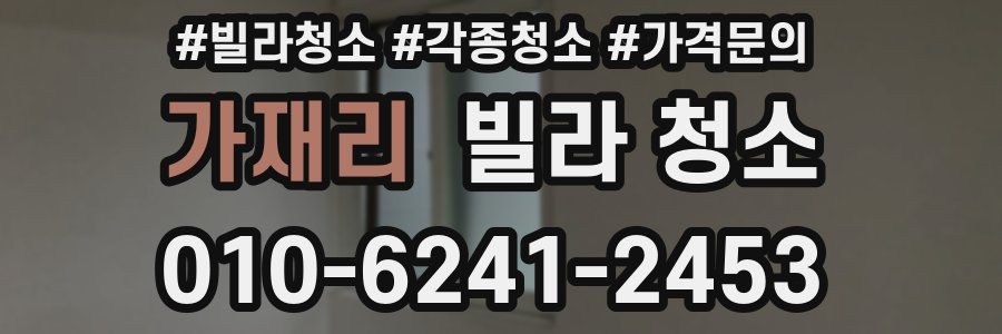 가재리 빌라 청소