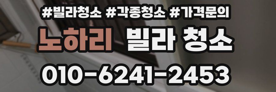 노하리 빌라 청소