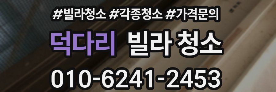 덕다리 빌라 청소