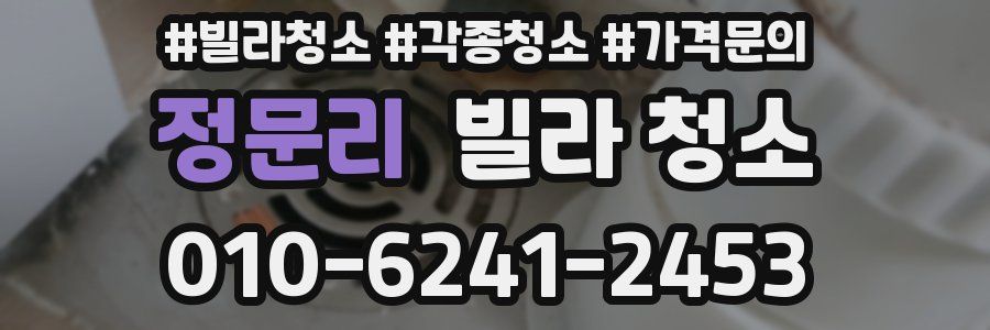 정문리 빌라 청소