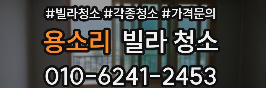 용소리 빌라 청소