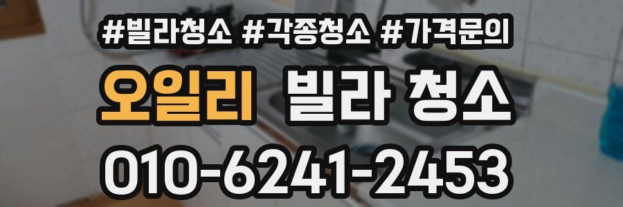 오일리 빌라 청소