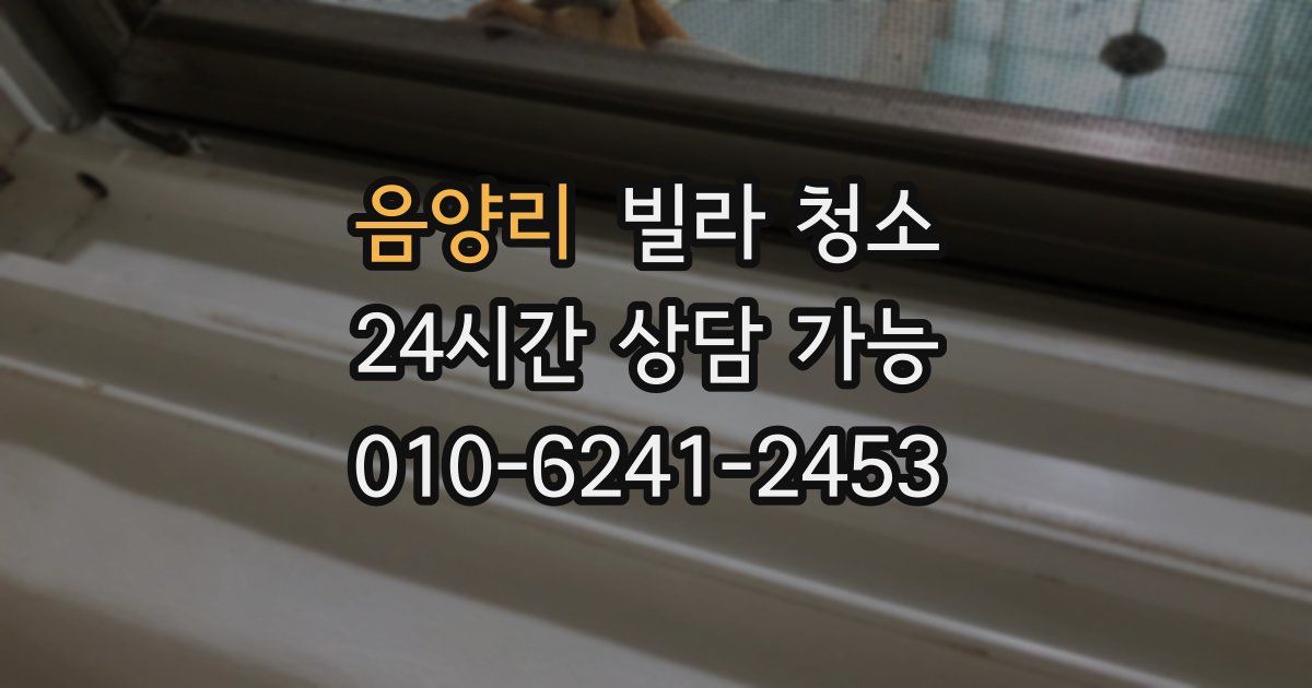 음양리 빌라 청소