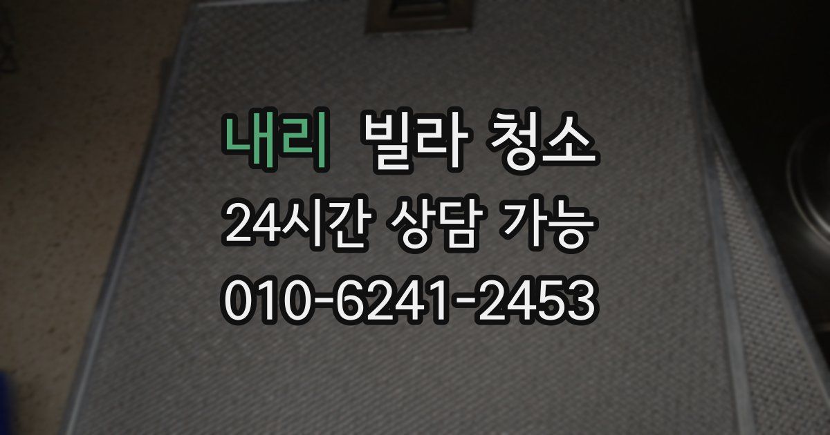 내리 빌라 청소