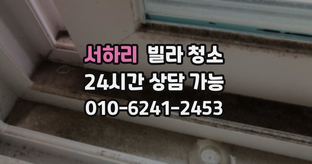 서하리 빌라 청소