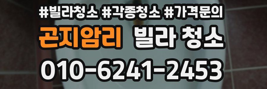 곤지암리 빌라 청소