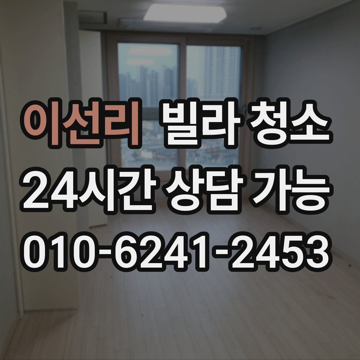 이선리 빌라 청소