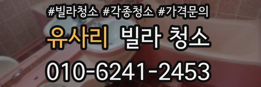 유사리 빌라 청소