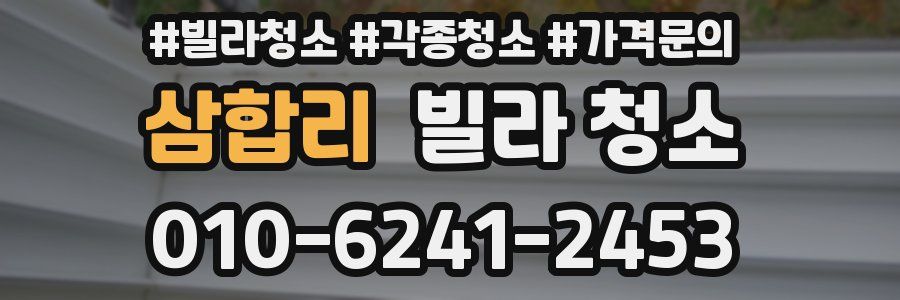 삼합리 빌라 청소