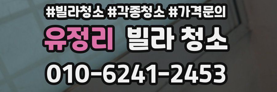 유정리 빌라 청소