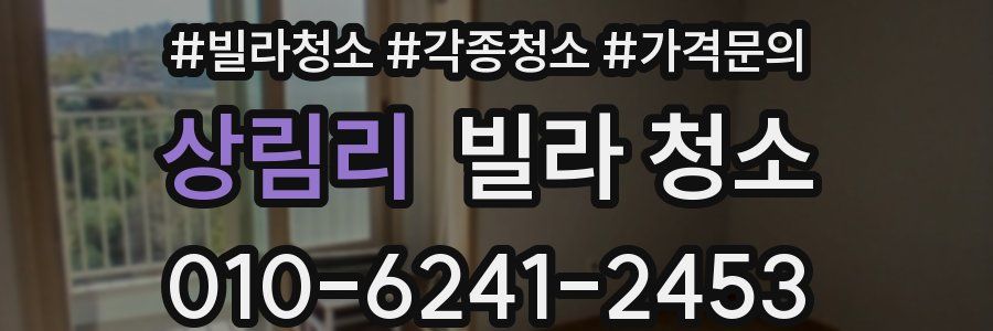 상림리 빌라 청소