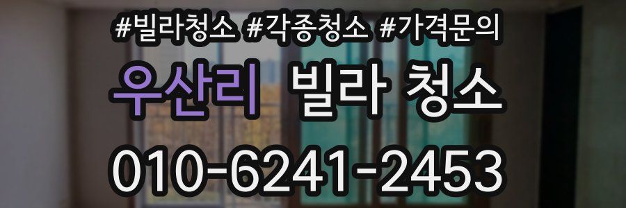 우산리 빌라 청소