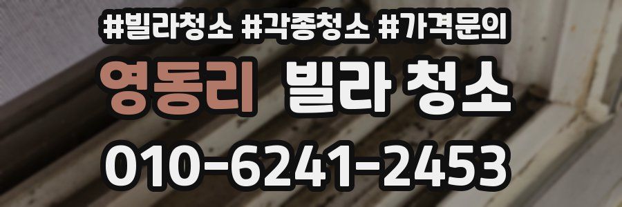 영동리 빌라 청소