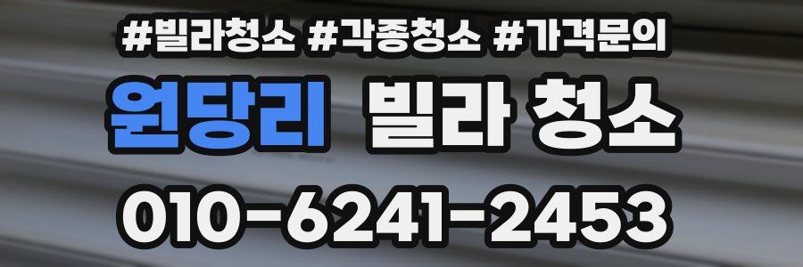 원당리 빌라 청소