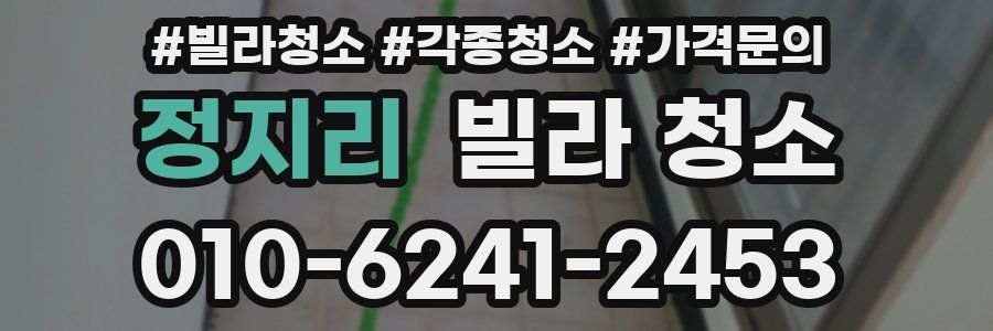 정지리 빌라 청소