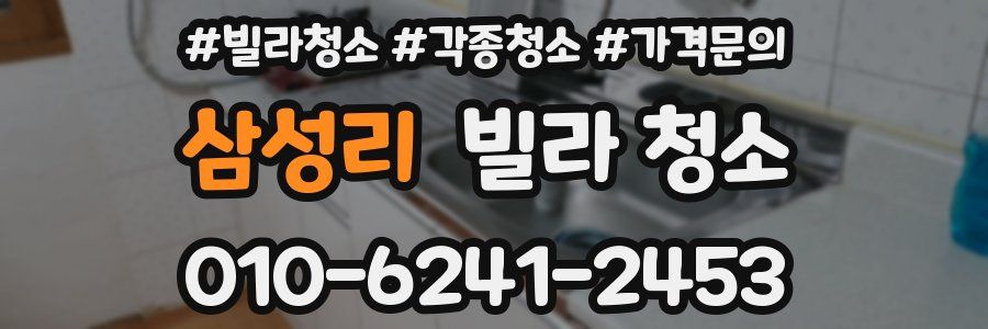 삼성리 빌라 청소