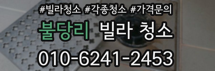 불당리 빌라 청소