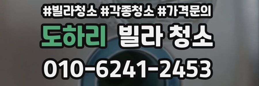 도하리 빌라 청소