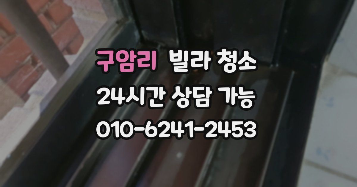 구암리 빌라 청소