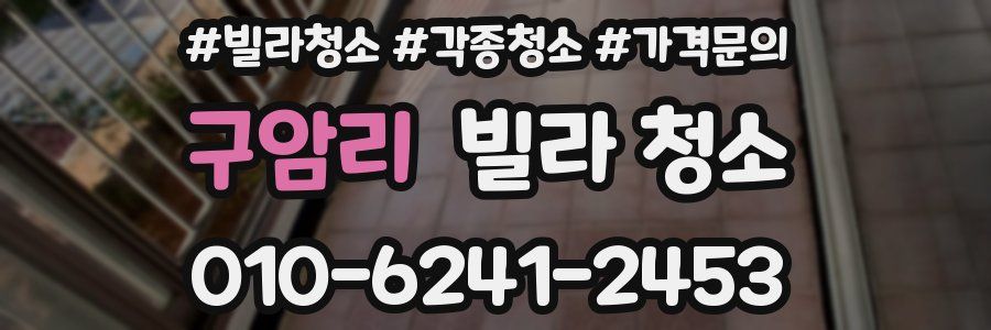 구암리 빌라 청소