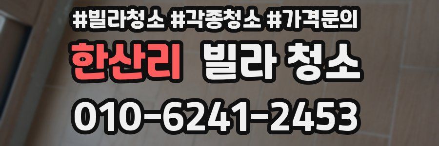 한산리 빌라 청소