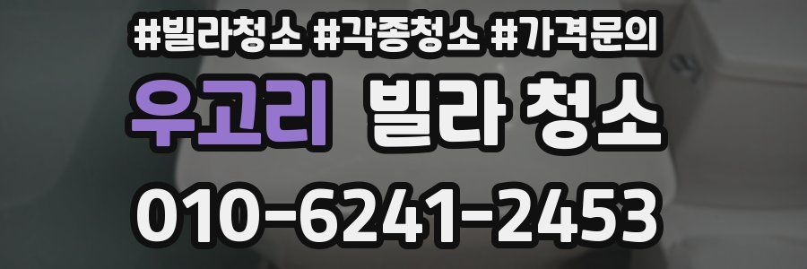 우고리 빌라 청소