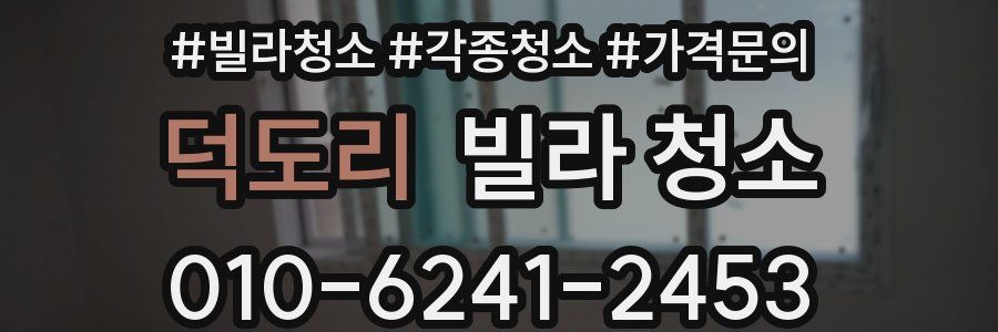 덕도리 빌라 청소